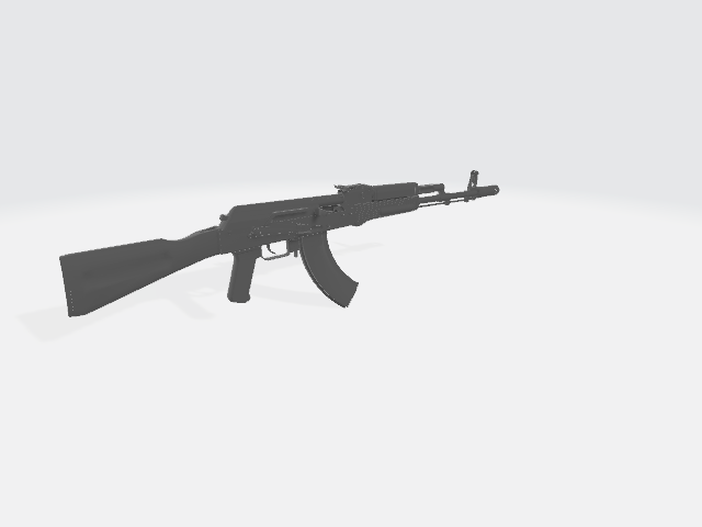 modelo 3d arma de jugete