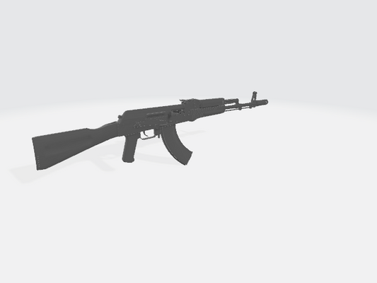 modelo 3d arma de jugete